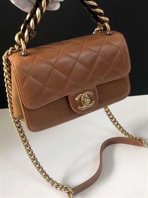 chanel two tone lambskin bag street style|chanel handbags.